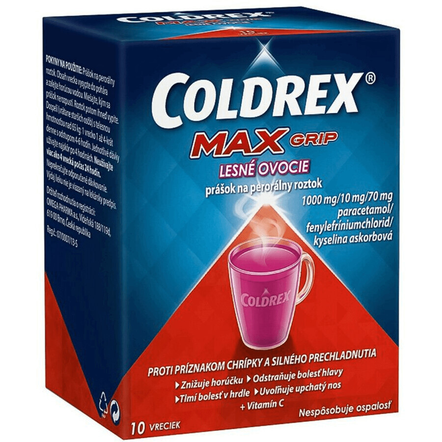 Coldrex Coldrex 10 zakjes bessen 10 zakjes