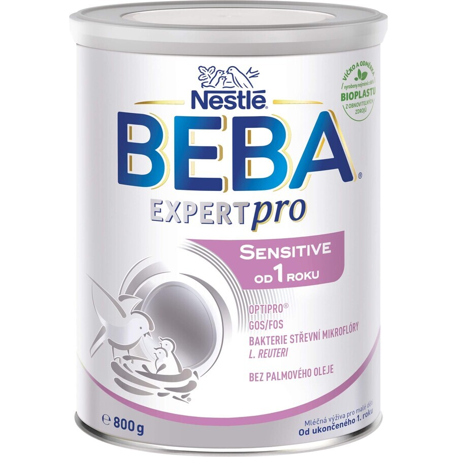 Nestlé Beba EXPERTpro Sensitive, latte in polvere per bambini a partire da 1 anno, 800 g