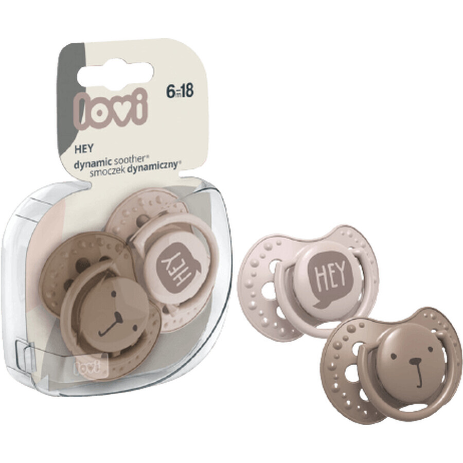 LOVI Dynamic Soothing Soother Hey 6 - 18 m