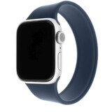 Cinturino elastico in silicone per Apple Watch 42/44/45 mm blu taglia L