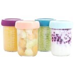 Babymoov Glass bowls with lid 4 x 220 ml