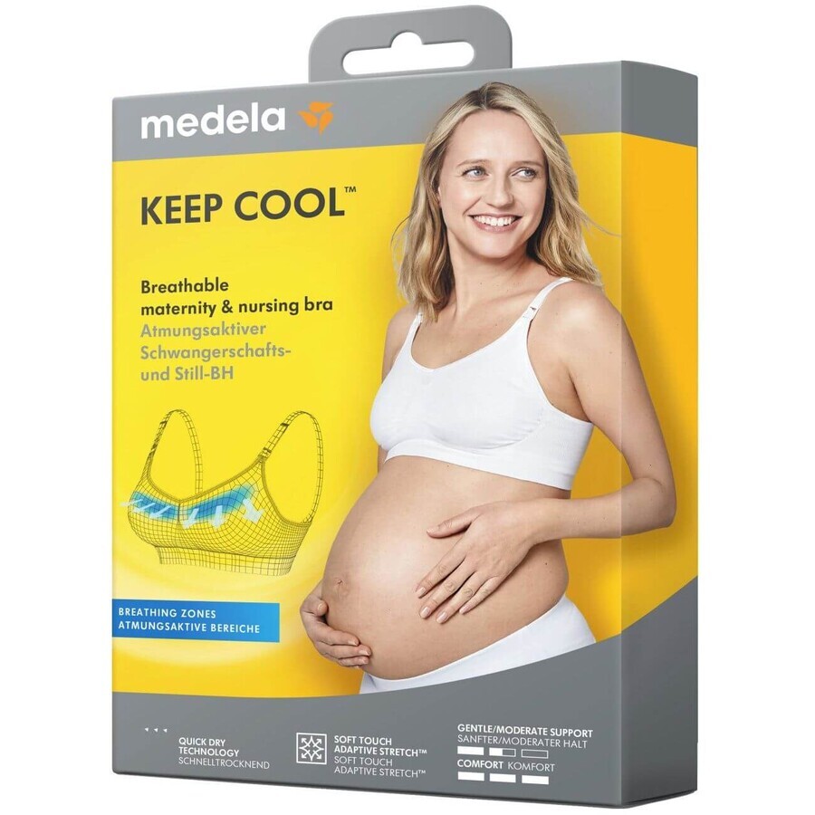 Medela Sutien de maternitate și alăptare Keep Cool, negru L