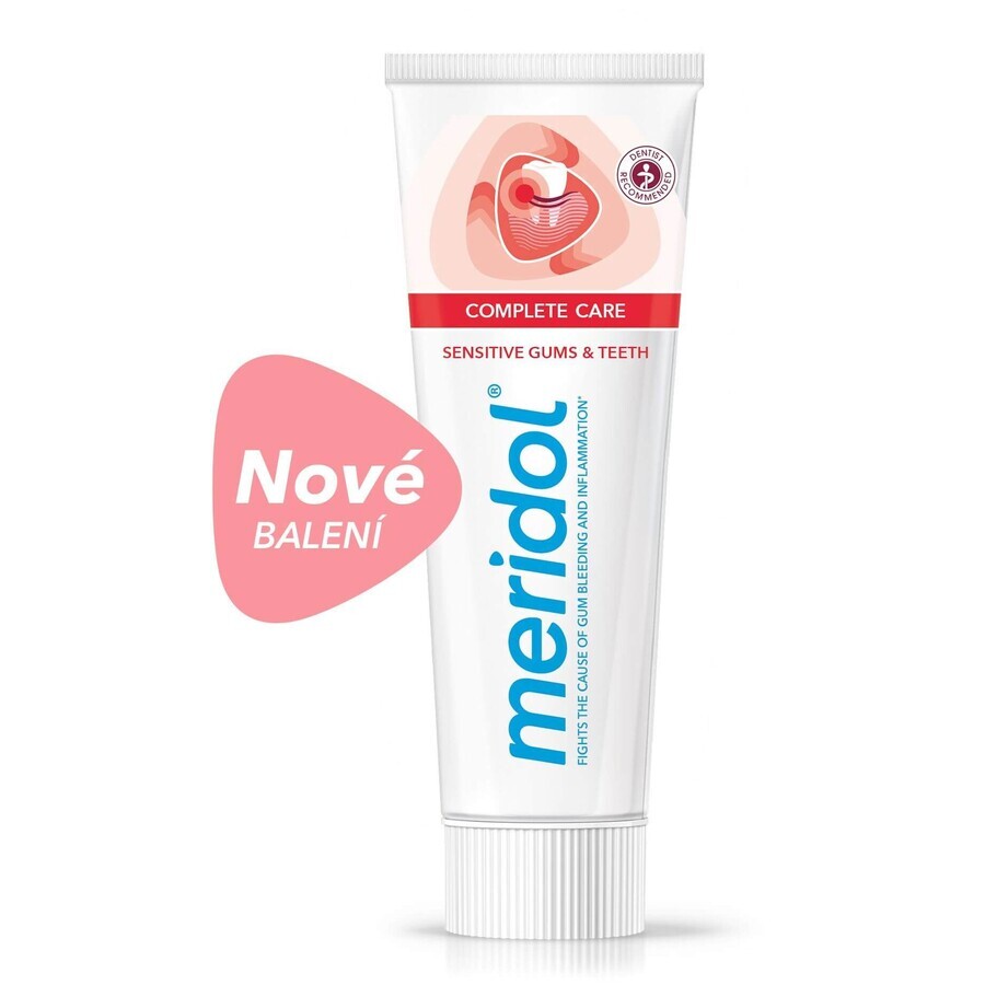 Meridol Complete Care dentifricio per denti e gengive sensibili 75 ml