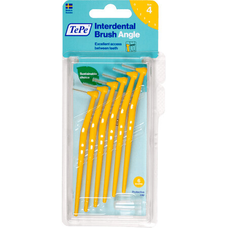 TePe Angle Jaune brosses interdentaires 0,7 mm 6 pcs