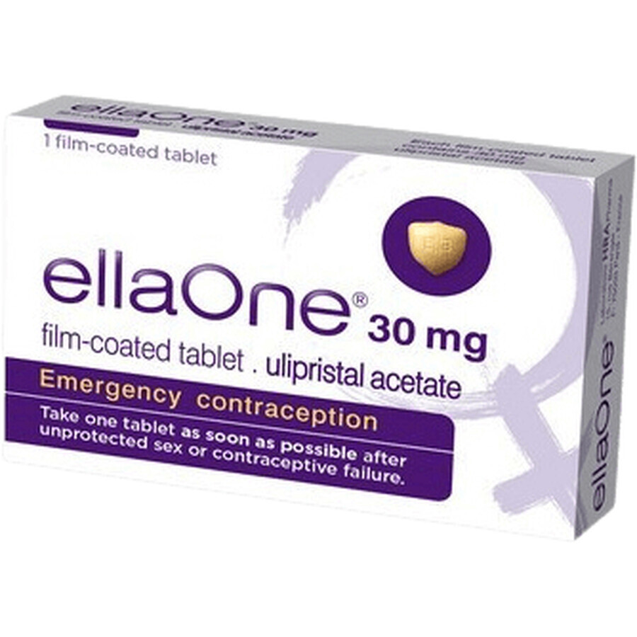 EllaOne entro 120 ore 1 compressa rivestita da 30 mg