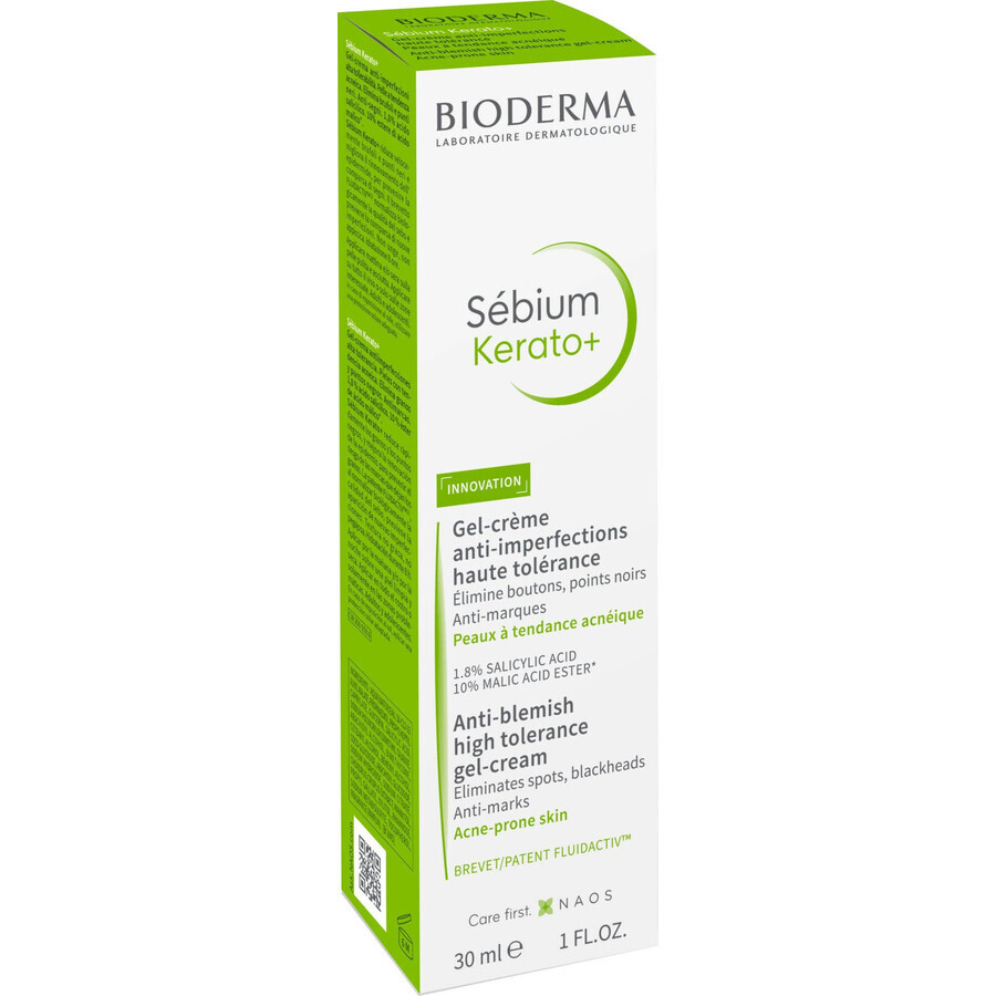 Bioderma Sébium Kerato+ hochverträgliche Akne-Gel-Creme 30 ml