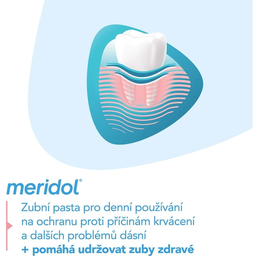 Meridol Protezione gengive Dentifricio 3 x 75 ml