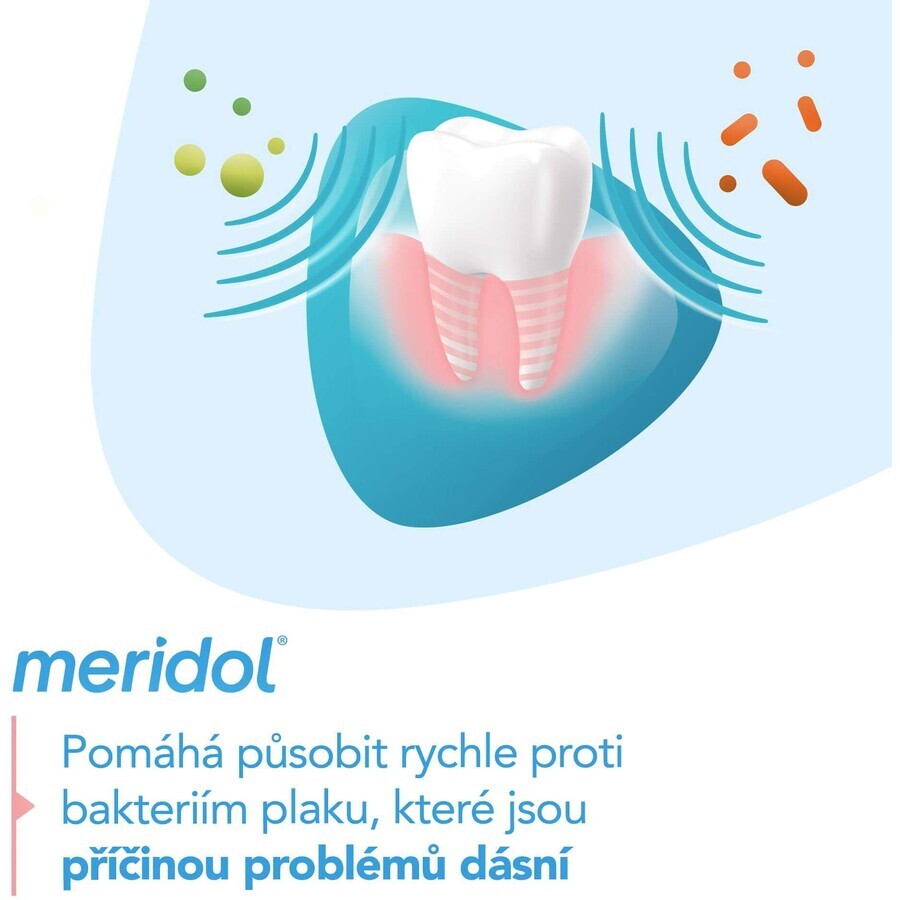 Meridol Protezione gengive Dentifricio 3 x 75 ml