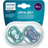 Philips Avent Ultra air 18m+ jongen (olifant) 2 stuks