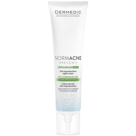 Dermedic Normacne - Crème de nuit contre les imperfections de la peau 40 ml