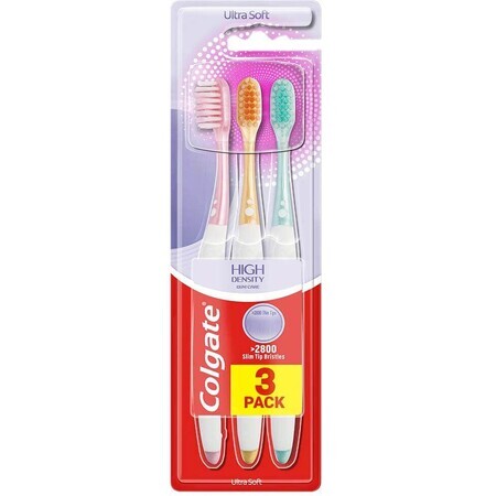 Toothbrushes Colgate High Desnity 3pack Ultra Soft 3 pcs