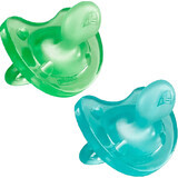 Chicco All-Silicone Soother Physio Soft Boy 16-36m 2 buc