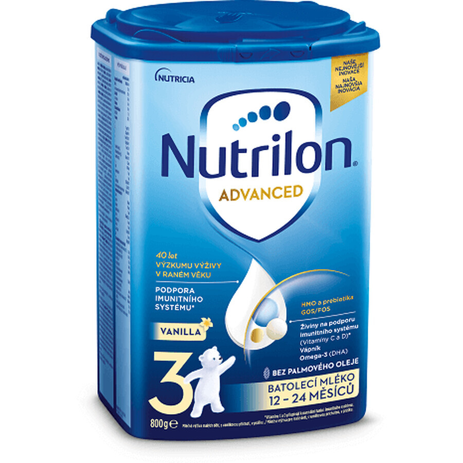 Nutrilon 3 Advanced Vanille zuigelingenvoeding 800 g