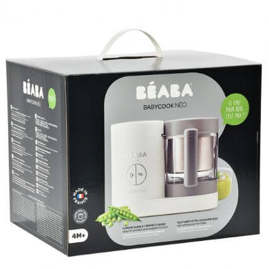 Beaba Dampfgarer + Mixer BABYCOOK Neo grau weiß