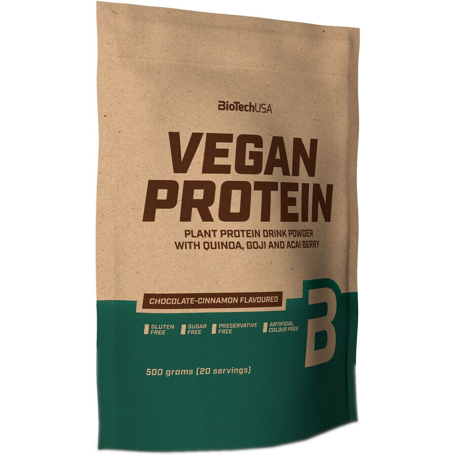 BiotechUSA Vegan Protein Chocolate Cinnamon Vegan Protein 500 g