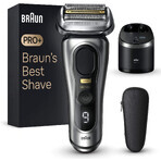 Braun Series 9 PRO+ Afeitadora Eléctrica, SmartCare, Wet & Dry, 9567cc, plata