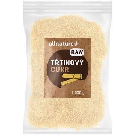 Allnature Zahăr de trestie nerafinat RAW 1000 g