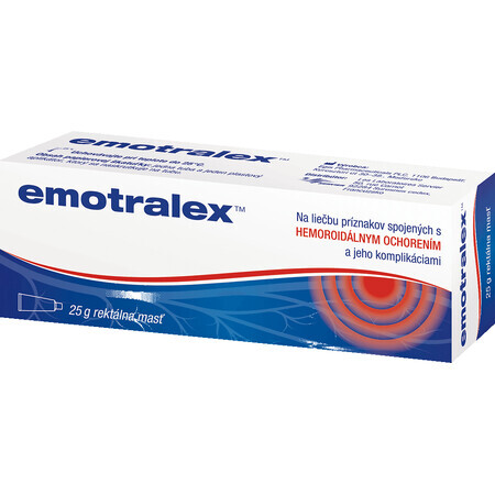 Emotralex pomata rettale per il trattamento delle emorroidi 25 g