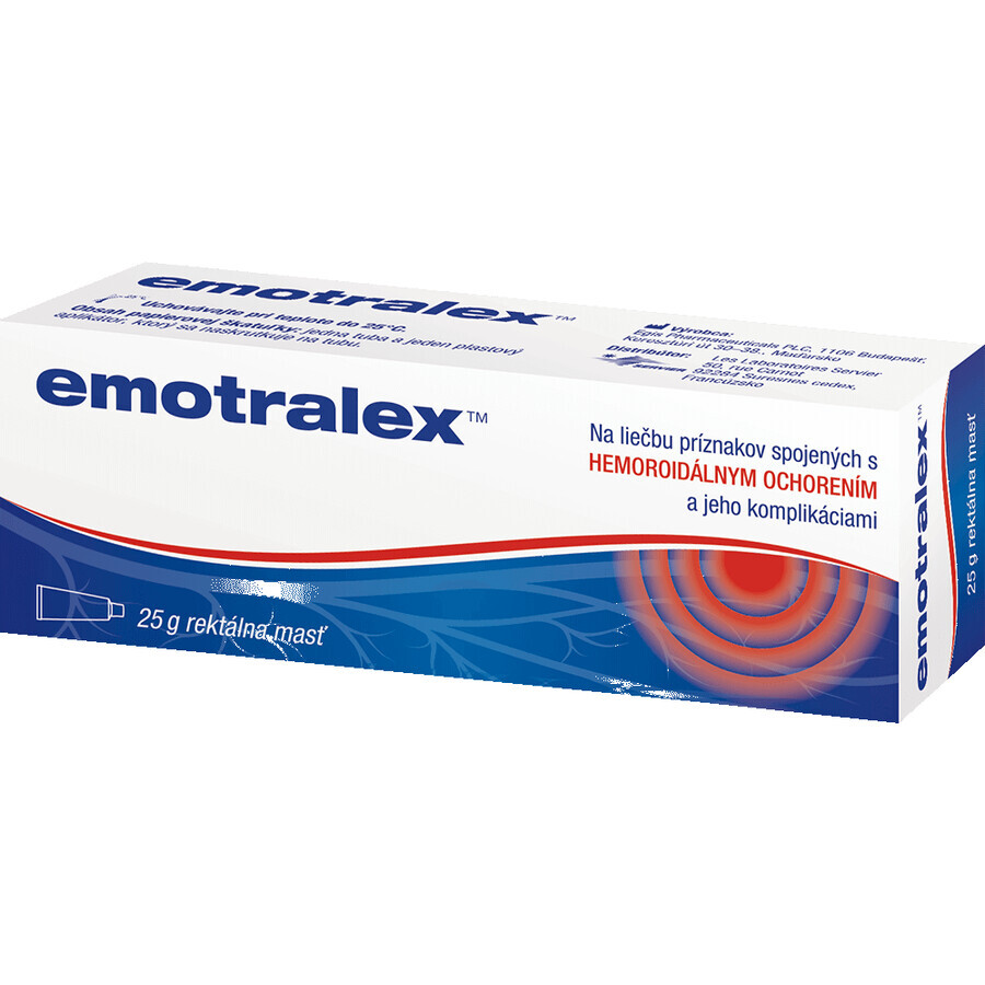 Emotralex pomata rettale per il trattamento delle emorroidi 25 g