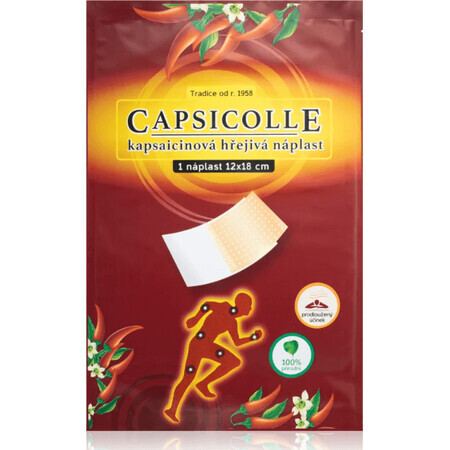 Capsicolle Cerotto riscaldante alla capsaicina 12 x 18 cm