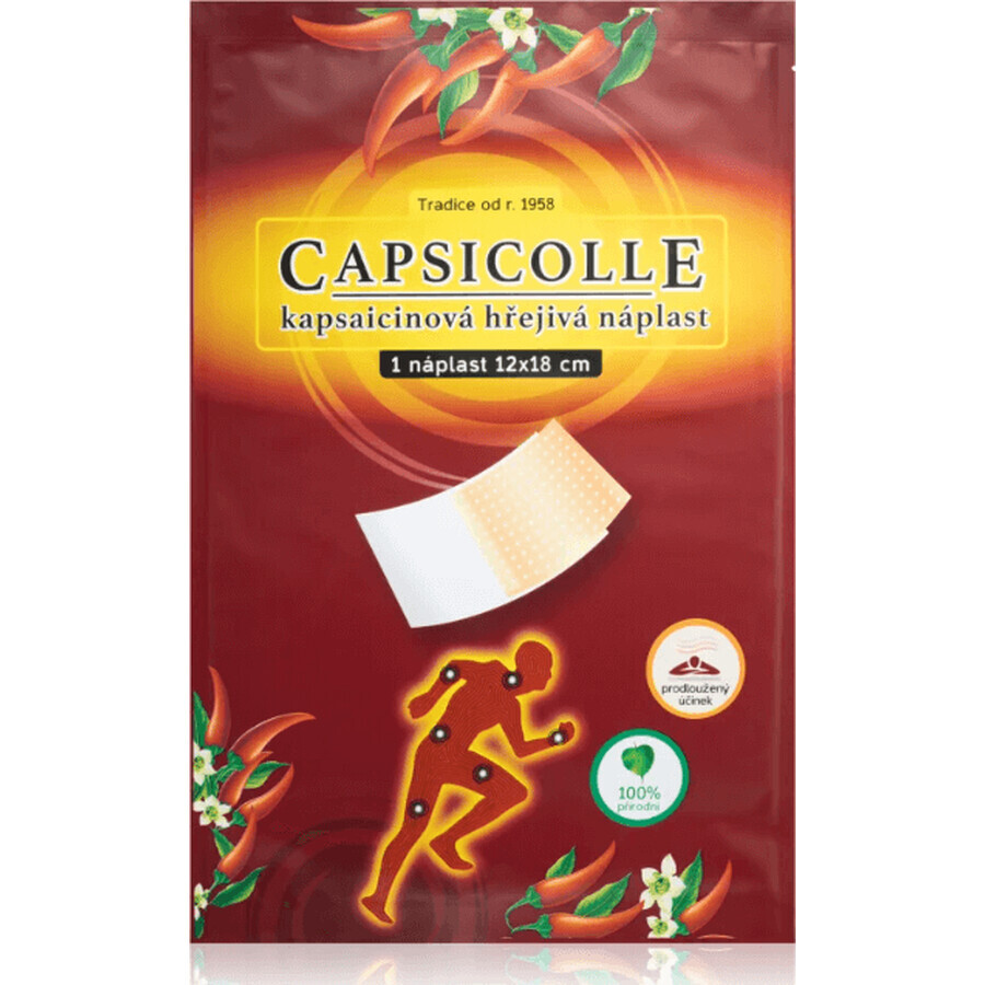 Capsicolle Cerotto riscaldante alla capsaicina 12 x 18 cm