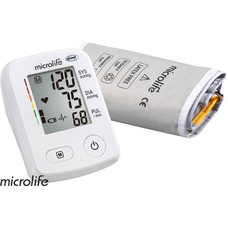 Microlife BP A2 Classic Nauwkeurige digitale automatische schouderdruksphygmomanometer met adapter