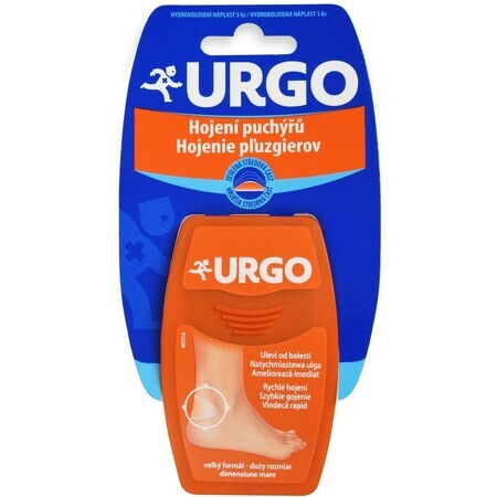 Urgo Blister healing patches like a transparent second skin 7,2 x 4,3 cm 5 pcs