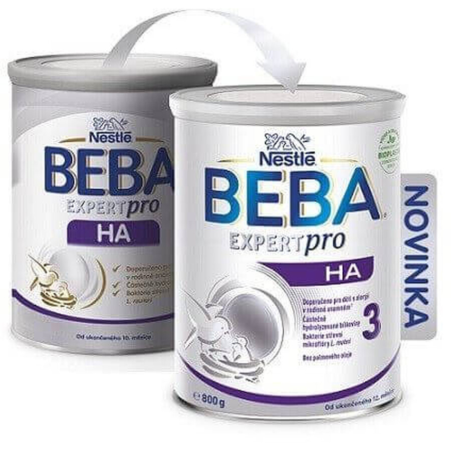 Nestlé Beba ExpertPro HA 3 Leche para niños pequeños 800 g