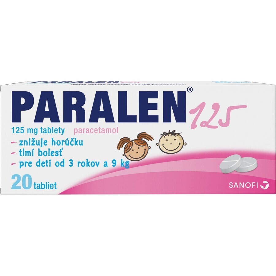 Paralen ® 125 mg, 1 x 20 tablets