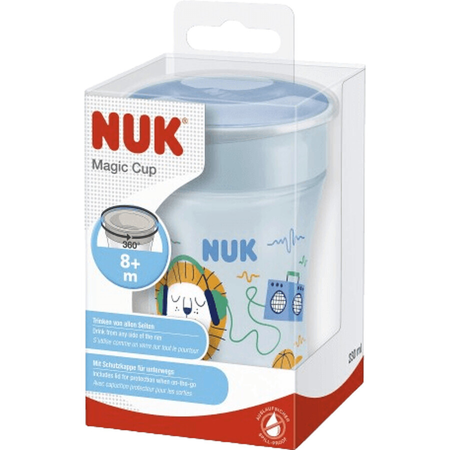 Nuk Magic Cup 360° cu capac 230 ml