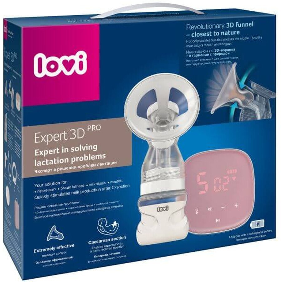 LOVI Expert 3D PRO zweistufige elektrische Milchpumpe