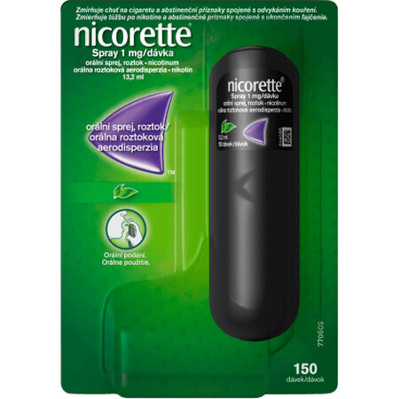 Nicorette Spray 1mg/dose 150 pcs