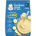 Gerber Porridge della buonanotte con cereali e latte, banana 230 g