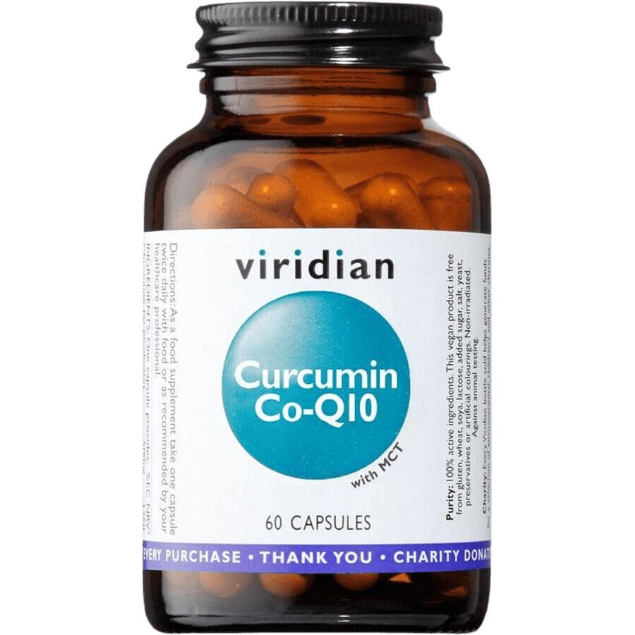 Viridian Curcumin und Coenzym Q10 60 Kapseln