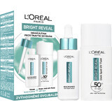 L'Oréal Paris Bright Reveal dagelijkse anti-UV fluid SPF 50+, 50 ml + Bright Reveal serum, anti-donkere vlekken met niacinamide, 30 ml