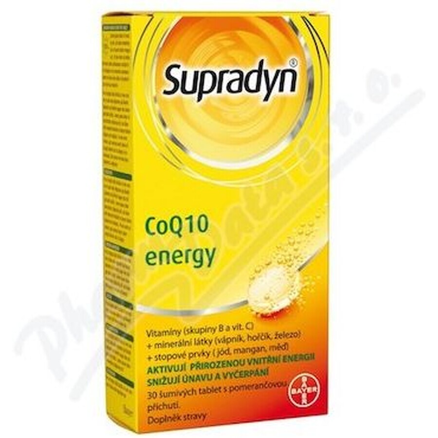 Supradyn CoQ10 Energy 30 effervescent tablets