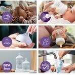 Philips Avent Natural Response 2 Flux Newborn 0m+ 2 stuks Natural Response 2 Flux Newborn 0m+ 2 stuks