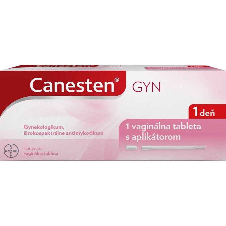 Canesten GYN 1 jour 500 mg, 1 comprimé