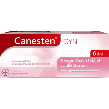 Canesten GYN 6 giorni 100 mg, 6 compresse