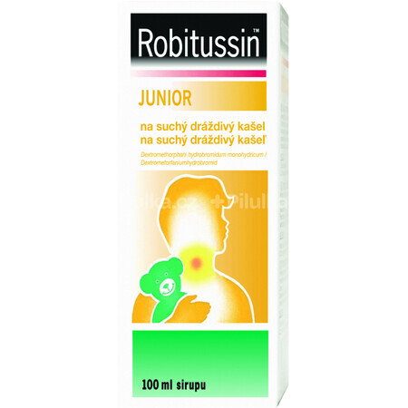 Robitussin Junior sciroppo per tosse secca irritabile nei bambini 100 ml