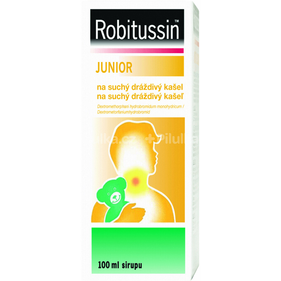 Robitussin Junior sciroppo per tosse secca irritabile nei bambini 100 ml