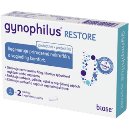 Gynophilus RESTORE comprimés vaginaux 2 pcs