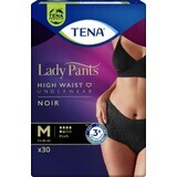 Tena Lady Pants Plus Noir Noir Medium Slip d'incontinence 30 pièces