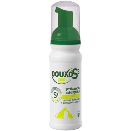 Douxo S3 Seb Foam per cani e gatti, 150 ml