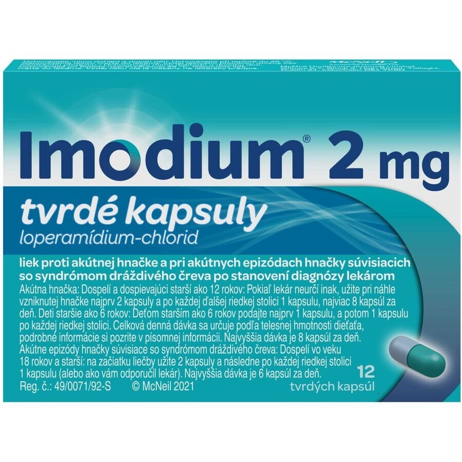 Imodium 2mg forza capsula 12 capsule