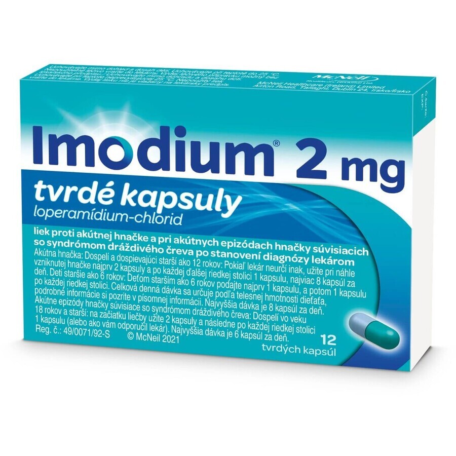 Imodium 2mg forza capsula 12 capsule