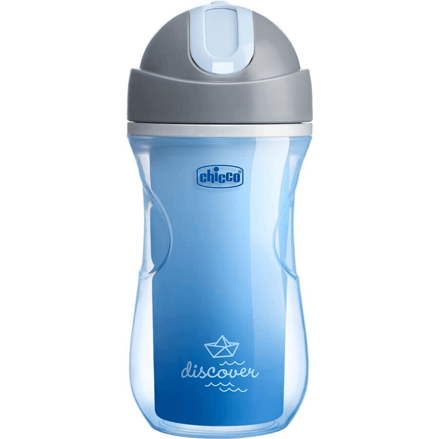 Chicco thermoskan Sport met rietje blauw 14m+ 266 ml