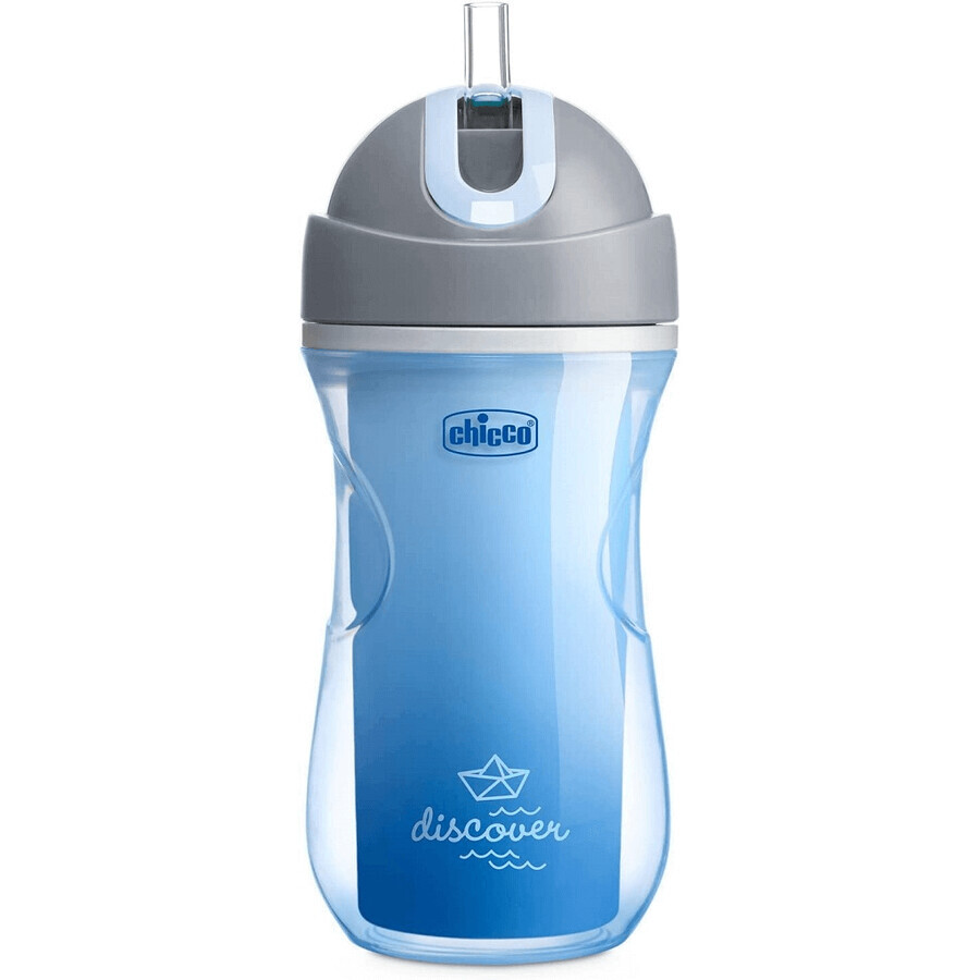 Chicco thermoskan Sport met rietje blauw 14m+ 266 ml