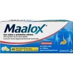 Maalox masticabile, senza zucchero, 40 compresse, Sanofi