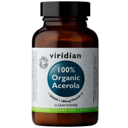 Acerola biologica Viridian 50 g